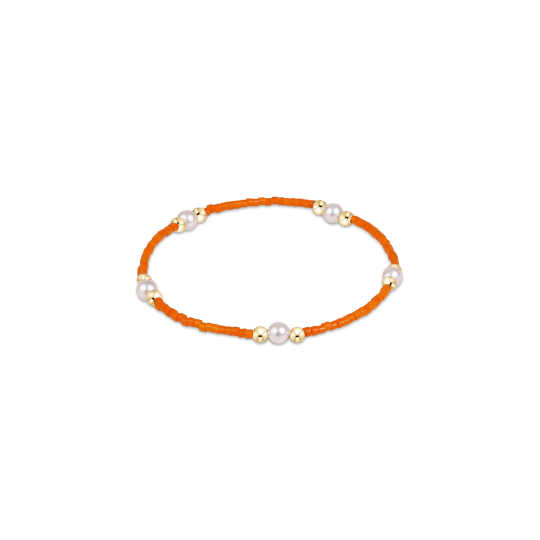 Enewton Gameday Hope Purpose Pearl Bracelet - Orange