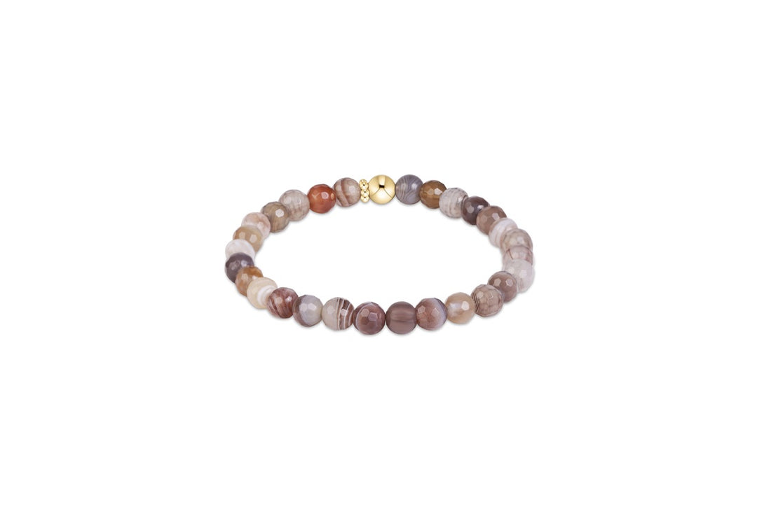Enewton Classic Gemstone 6mm Bracelet - Botswana Agate