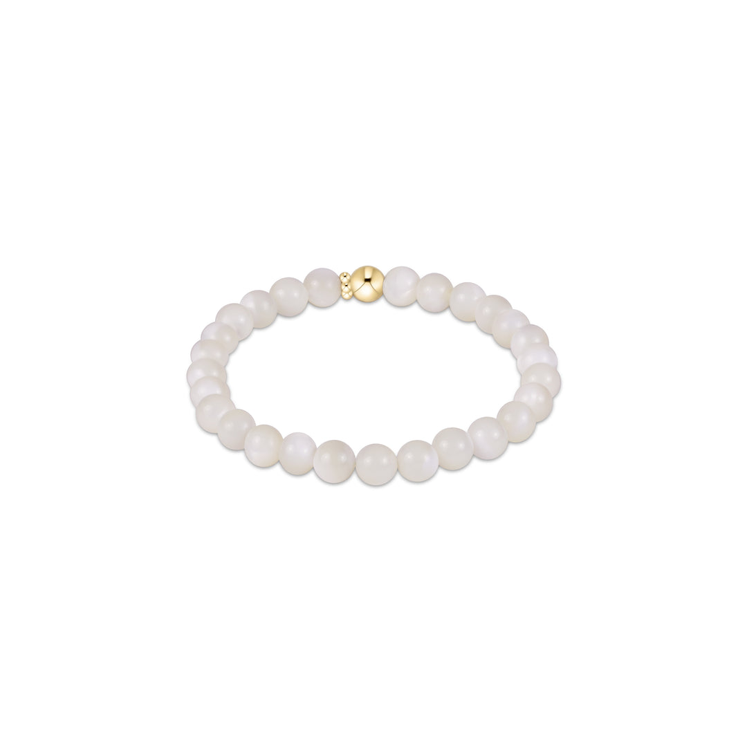 Enewton Classic Gemstone 6mm Bracelet - Mother Of Pearl
