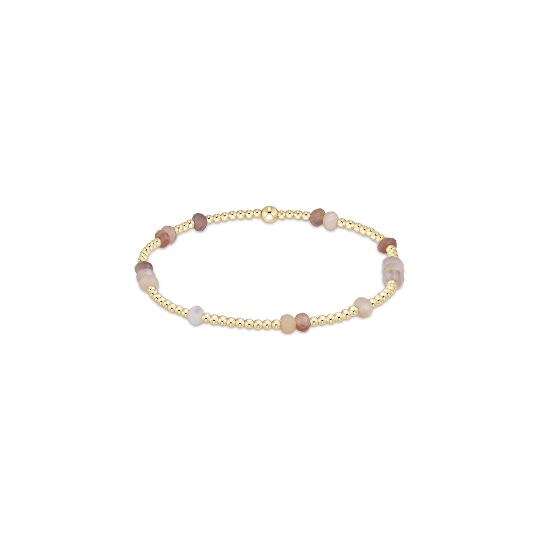 Enewton Hope Unwritten Gemstone 4mm Bracelet - Botswana Agate