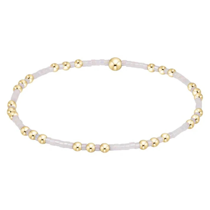 enewton 6.25" Hope Joy Bracelet in Silky White