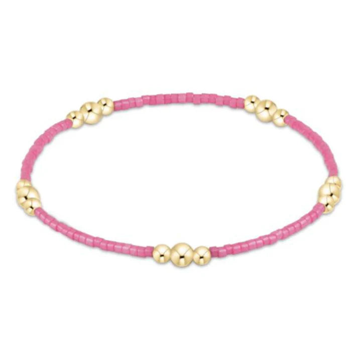 enewton 6.25" Hope Purpose Gold Bracelet in Bubblegum