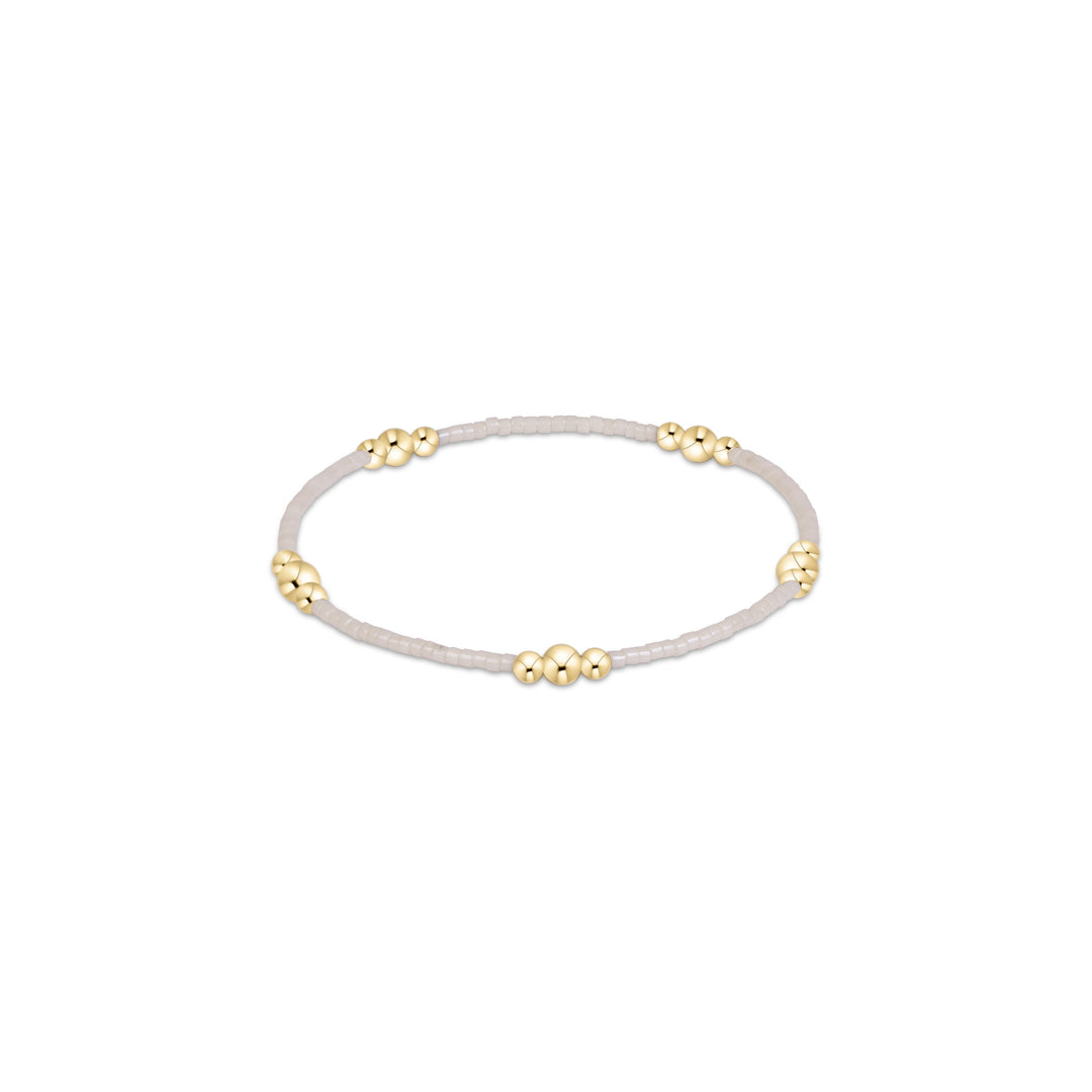 enewton hope purpose gold bracelet - milkshake