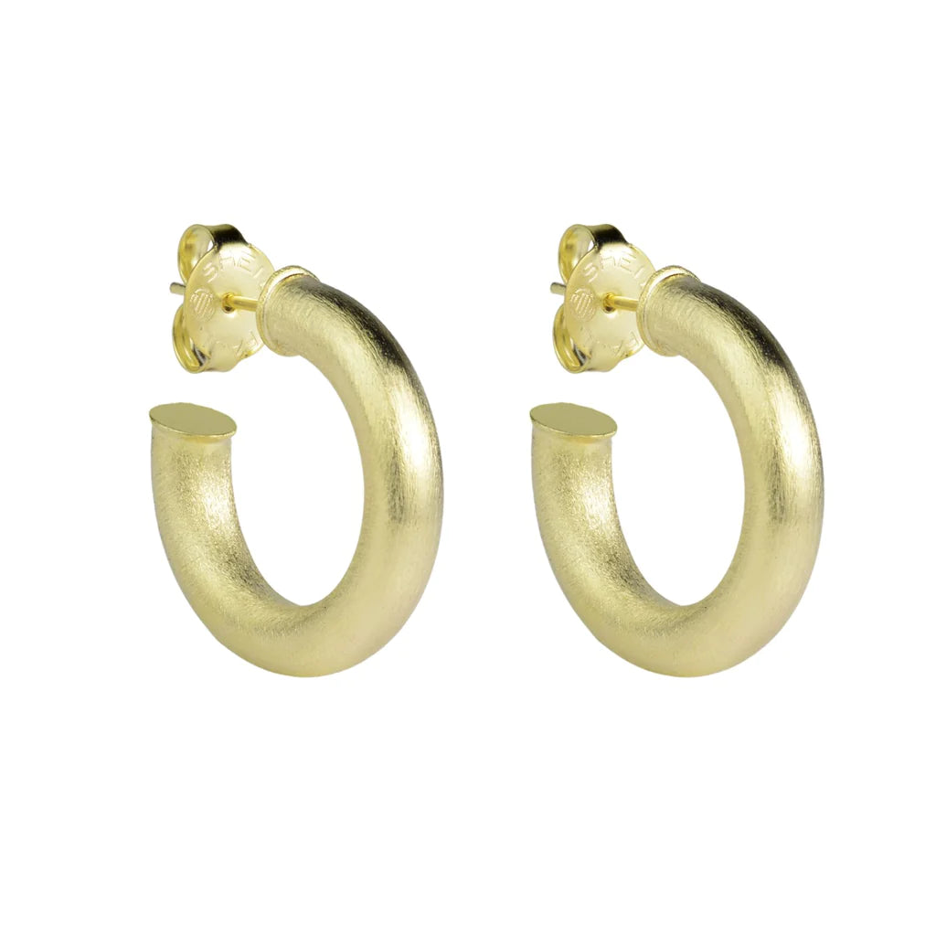 Shelia Fajl Thin Small Chantal Hoops