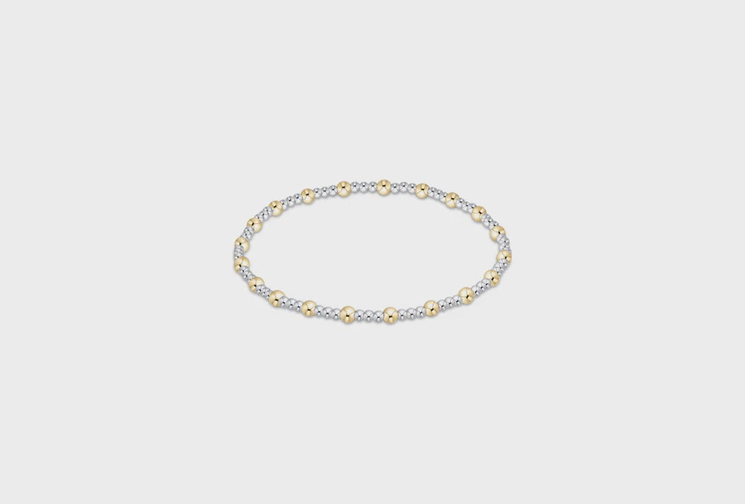 enewton 6.25" Sincerity Mixed Metal 3mm Bracelet
