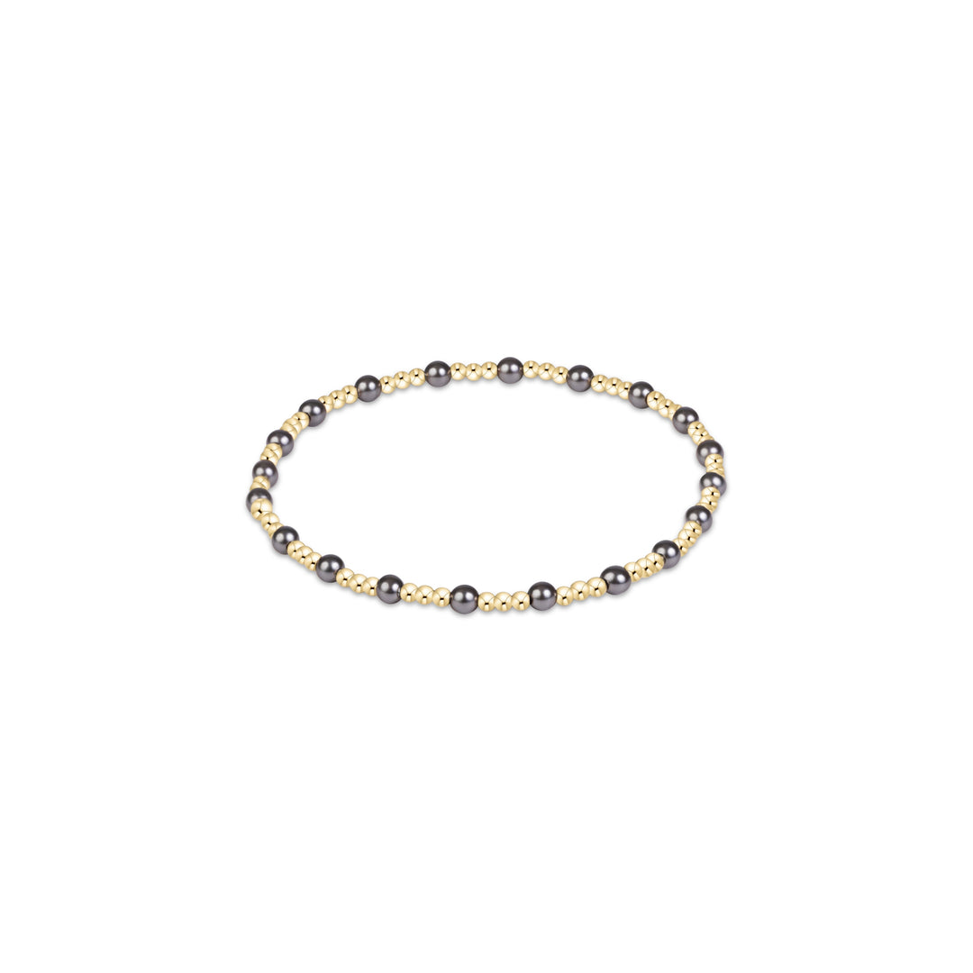 Enewton Sincerity Pearl Dark Grey 3mm Bracelet