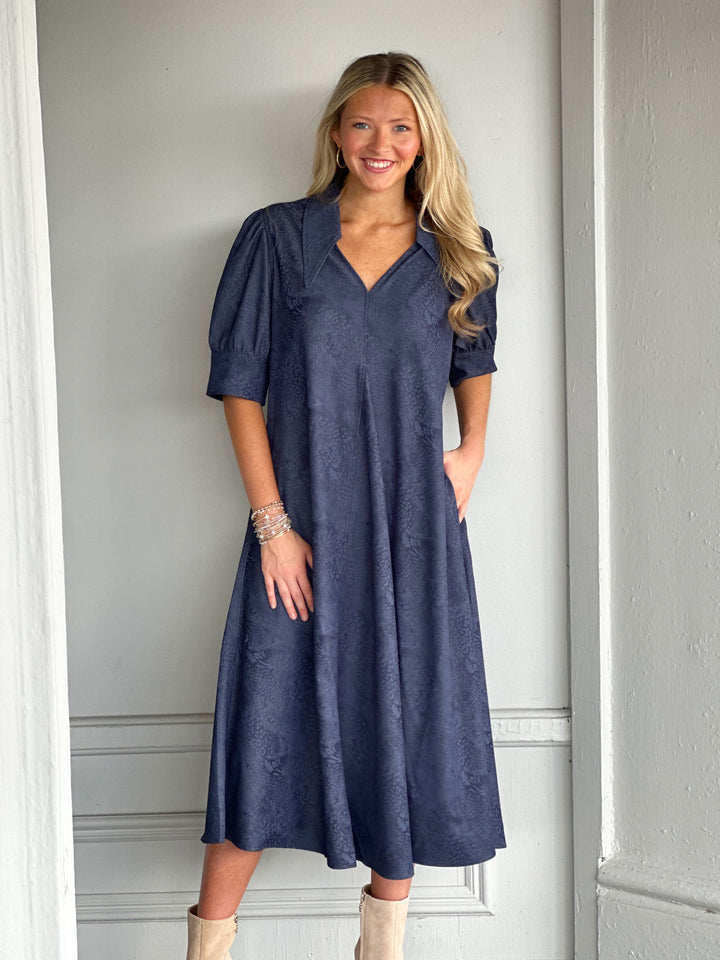 Lior Amber Mini Dress in Navy