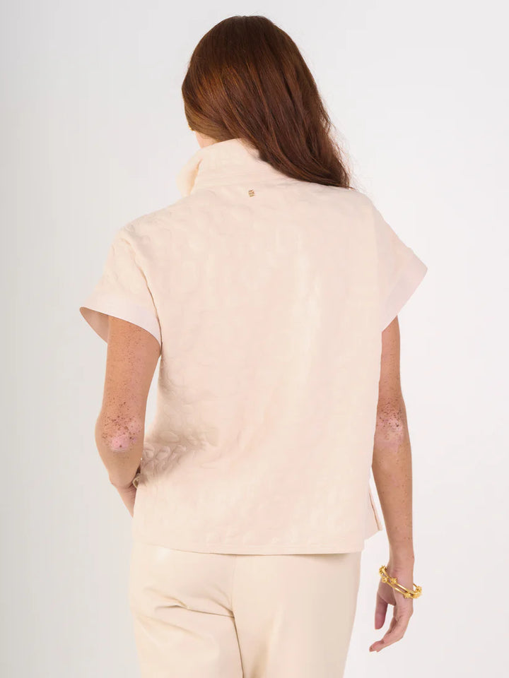 Emily McCarthy Poppy Pullover in Sandstone Cheetah
