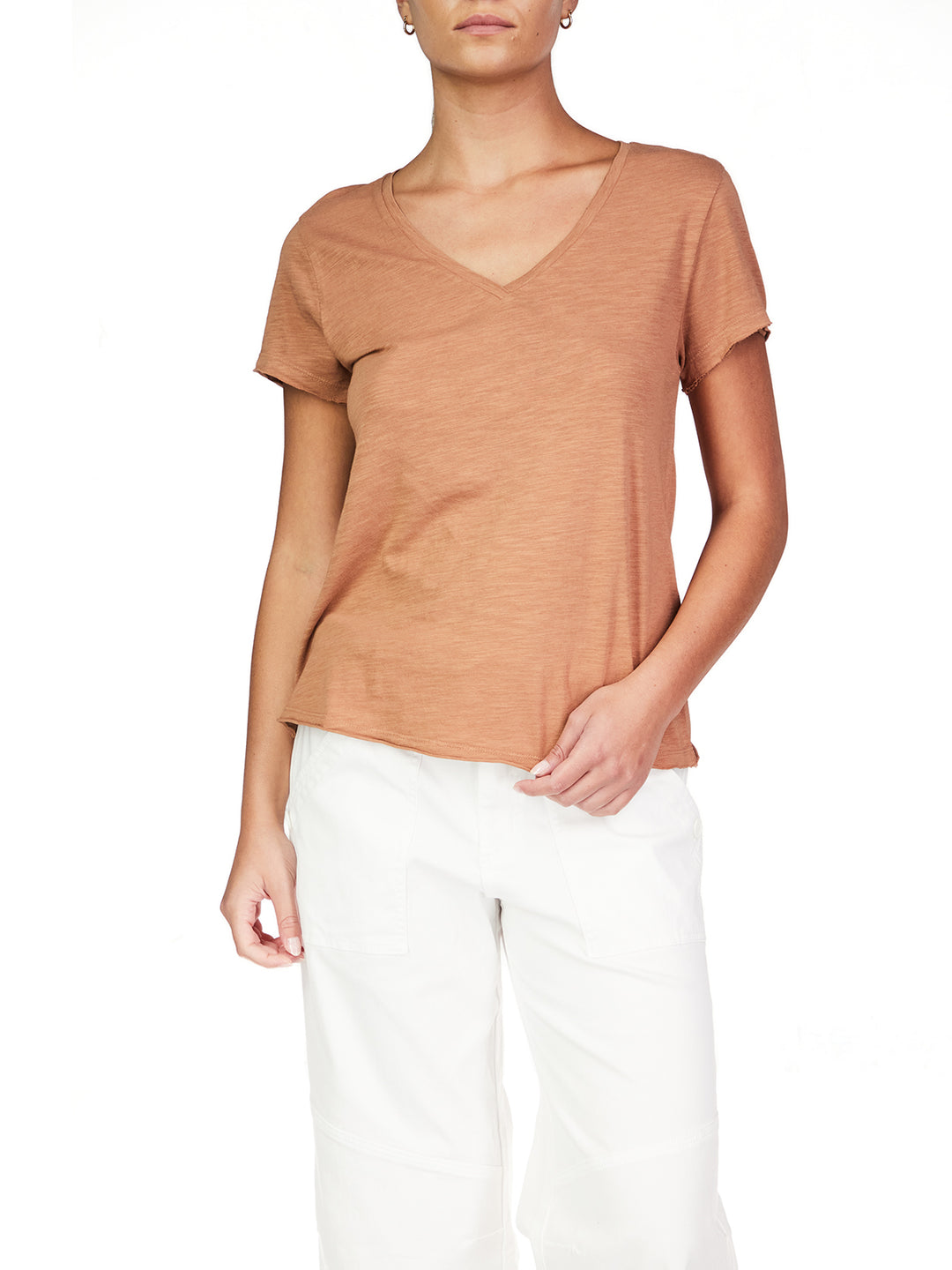 Sanctuary Carefree Tee in Mocha Mousse