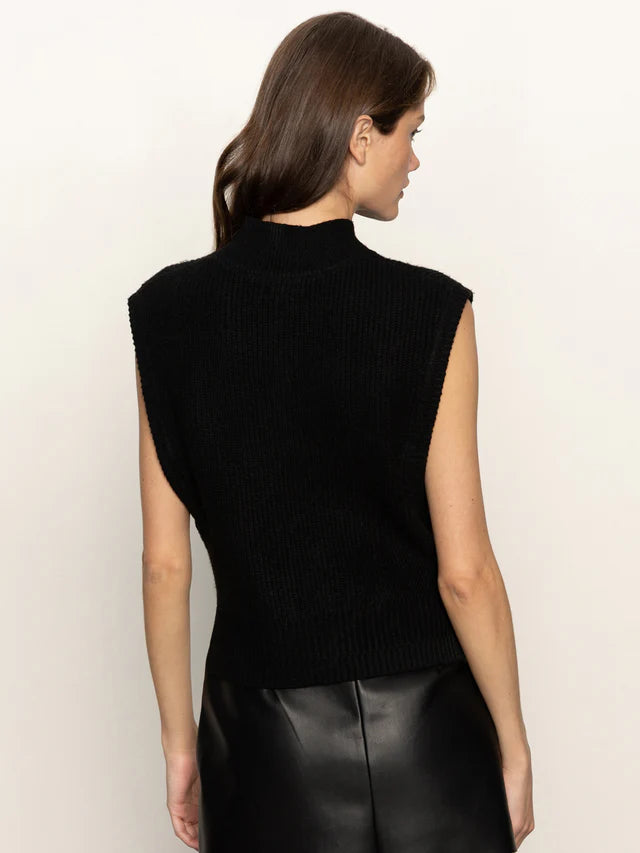 Sanctuary City Sweater Shell in Black