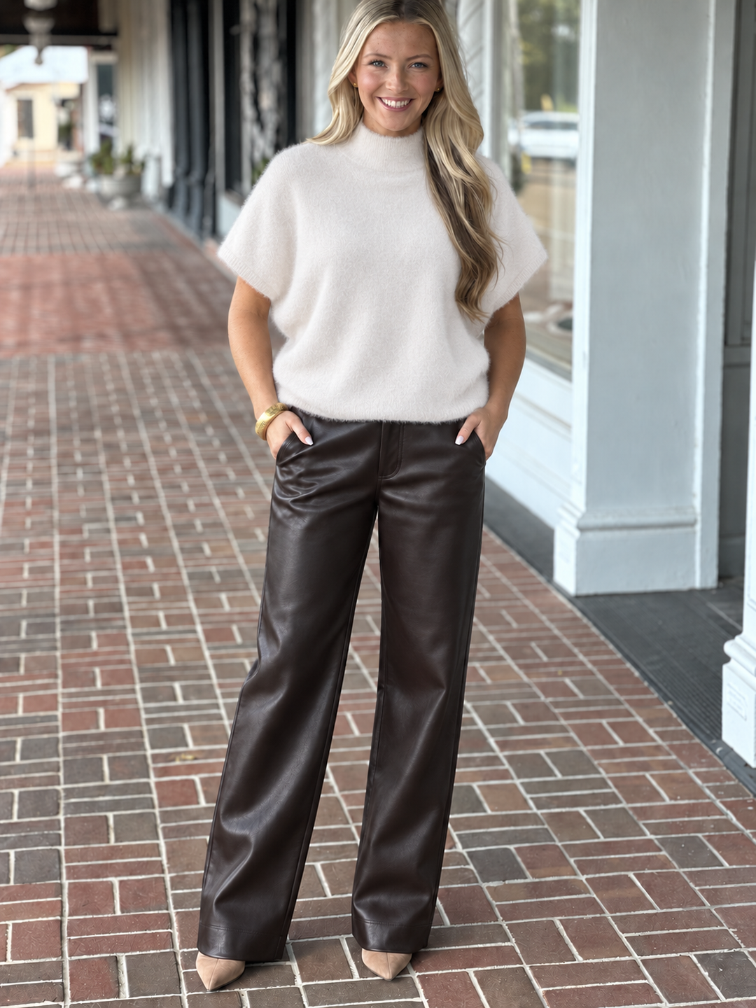 Melissa Nepton Jovani Sweater in Winter White