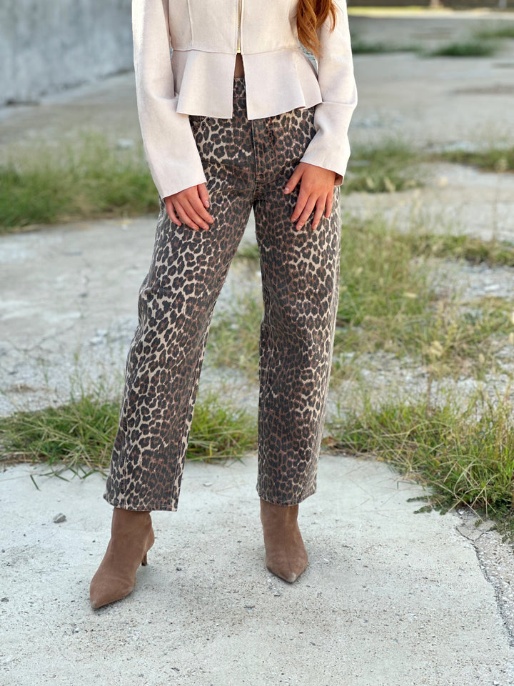 Daze Denim Westward Barrel Leg in Cool Cat