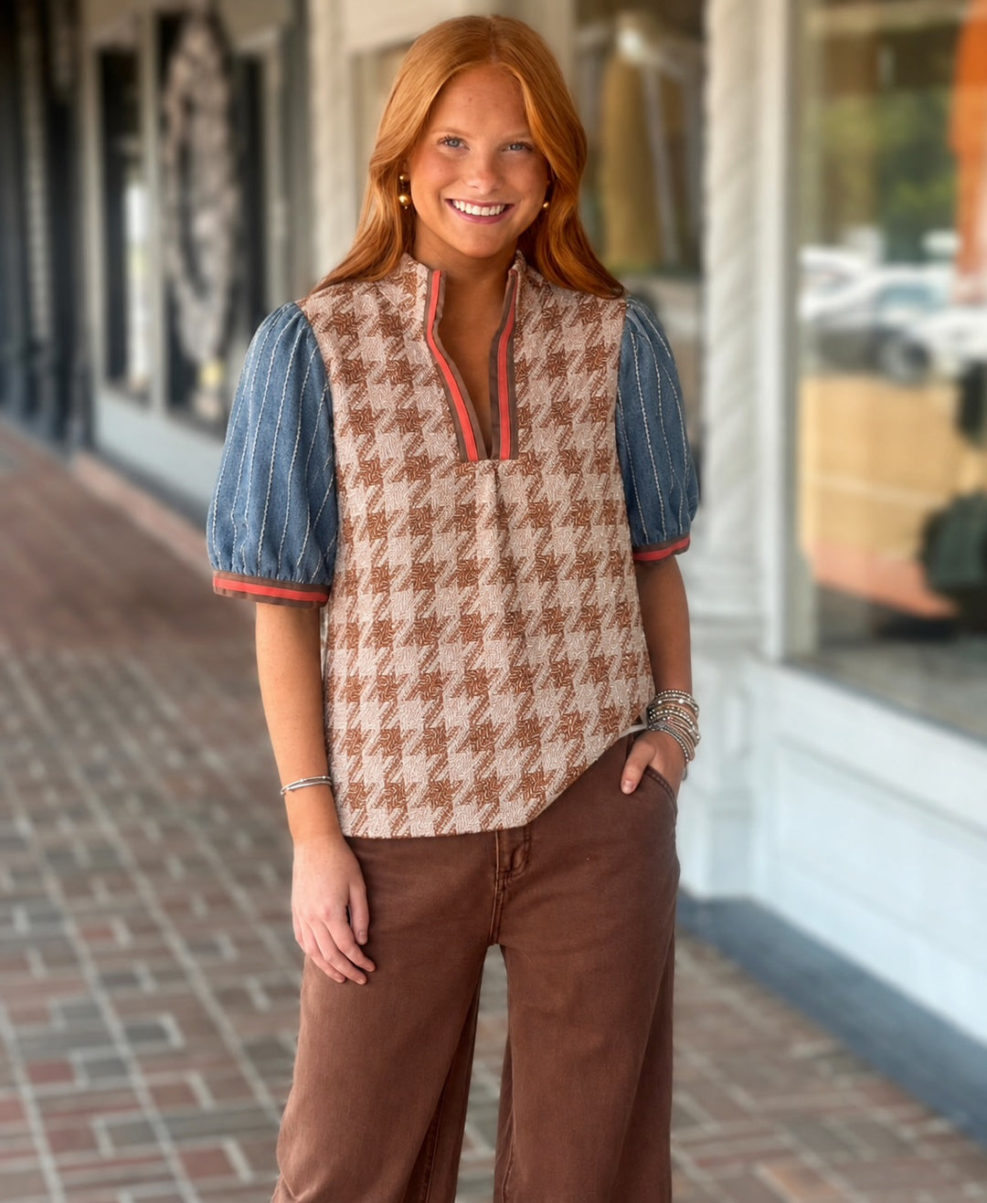 Easy Decisions Brown Top