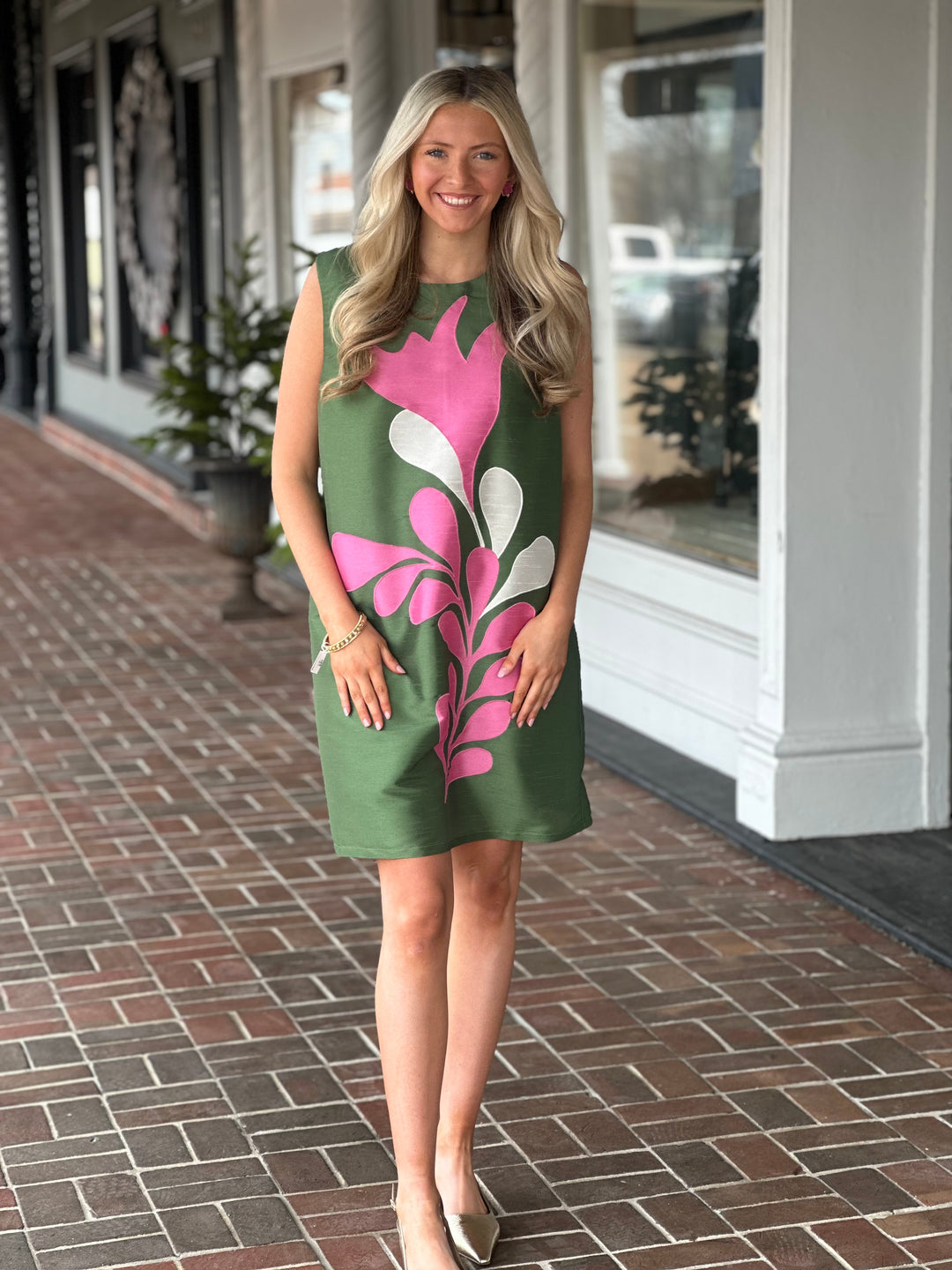 Frances Valentine Lily Shift Dress in Treetop Multi