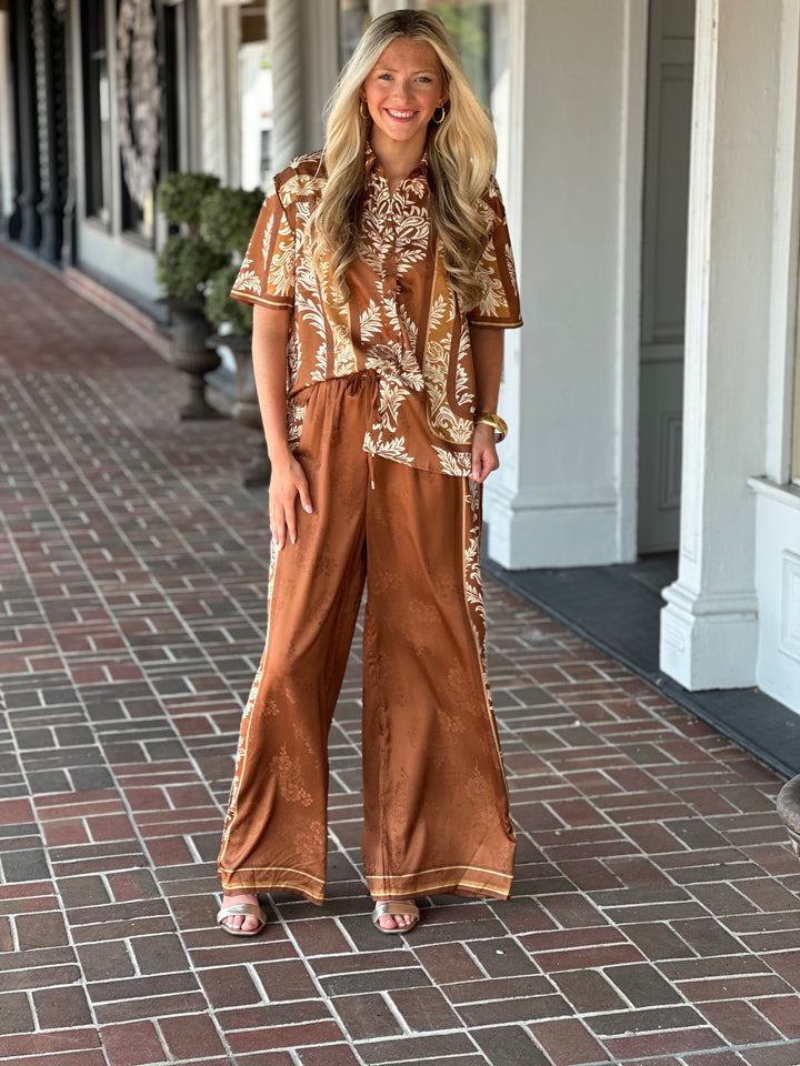 When You Know Brown Printed Top