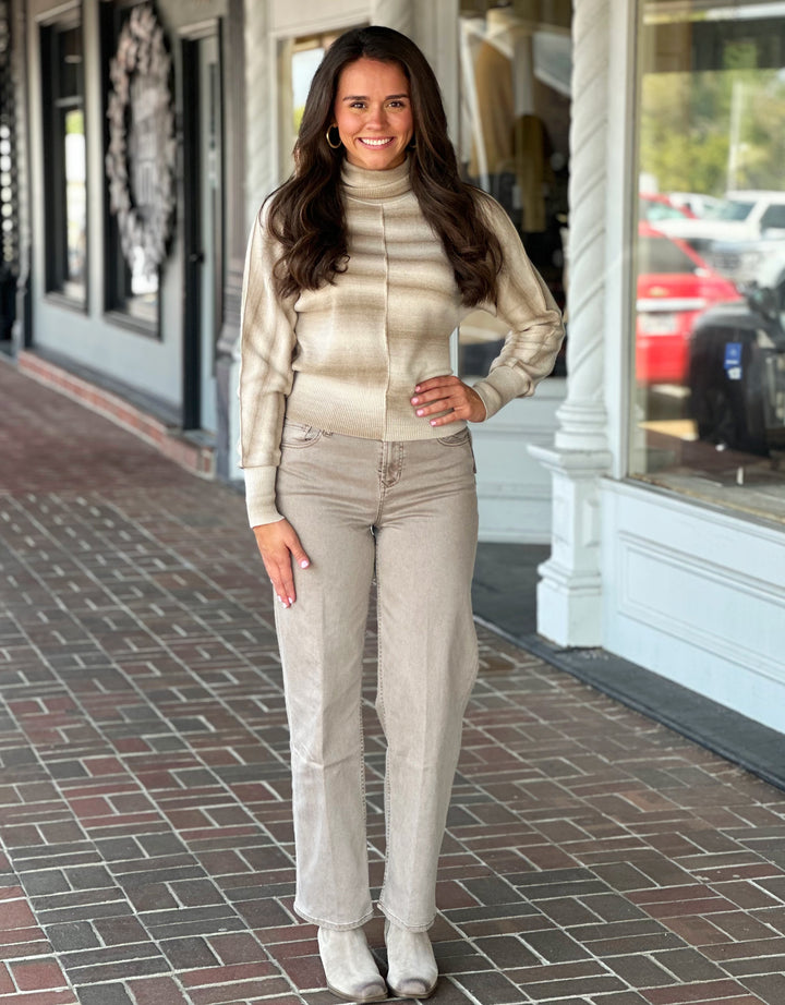 Kerisma Pilar Turtleneck in Beige Ombre