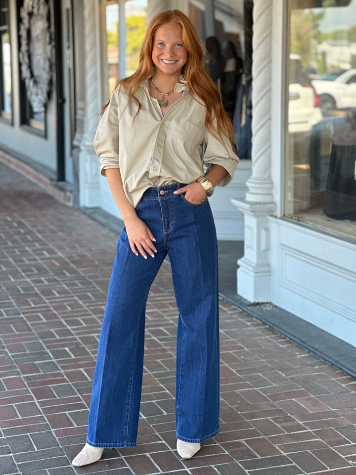 Bontina Top in Tan