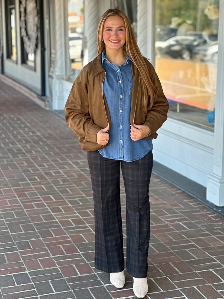 Steve Madden Mackey Jacket in Chestnut