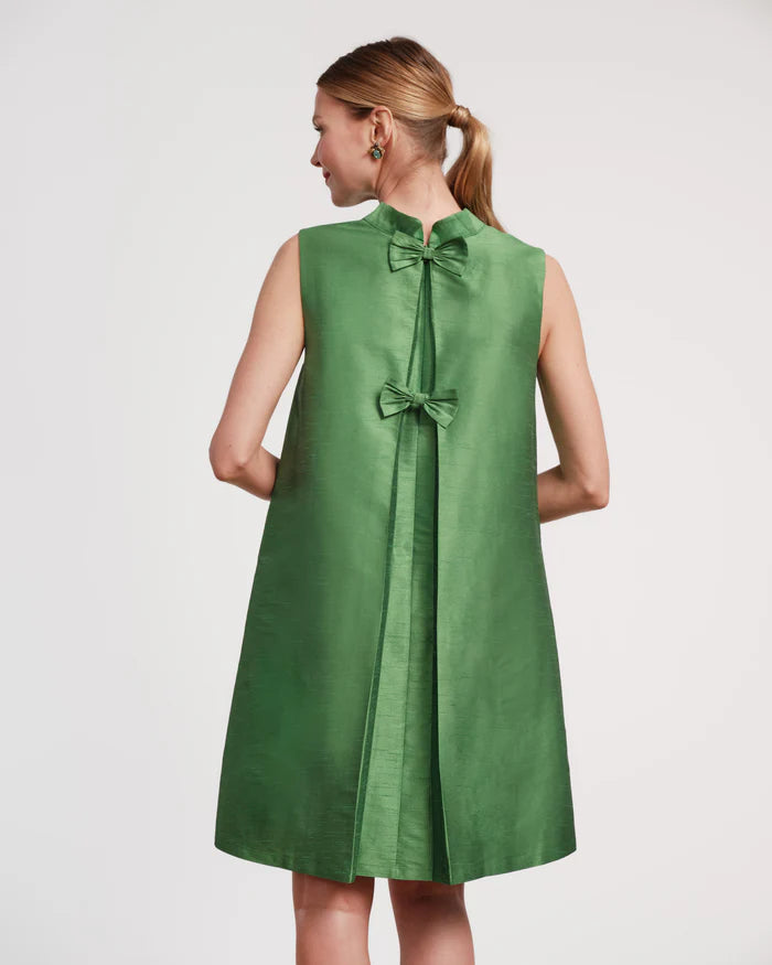 Frances Valentine Diplomat Sleeveless Mini Dress in Green