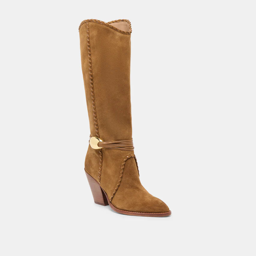 Dolce Vita Jody Boots in Light Brown Suede