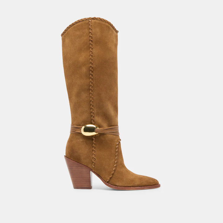 Dolce Vita Jody Boots in Light Brown Suede