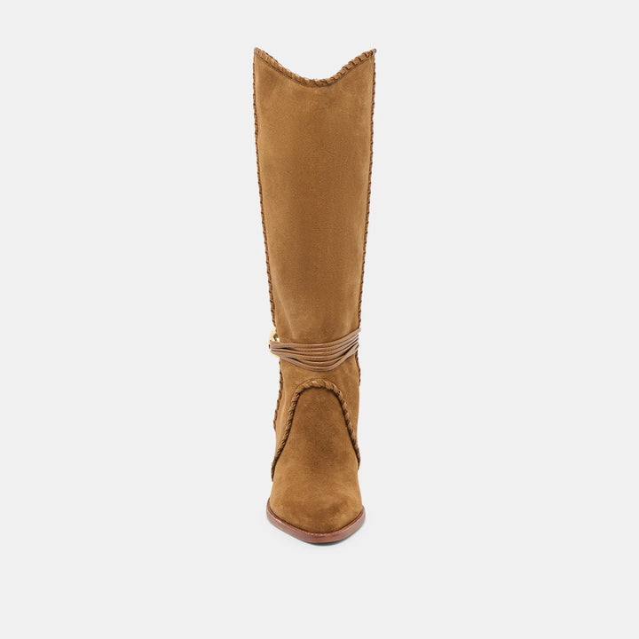Dolce Vita Jody Boots in Light Brown Suede