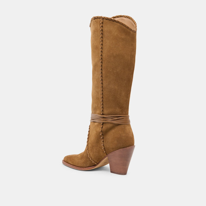 Dolce Vita Jody Boots in Light Brown Suede