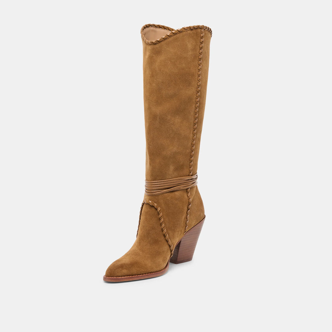 Dolce Vita Jody Boots in Light Brown Suede