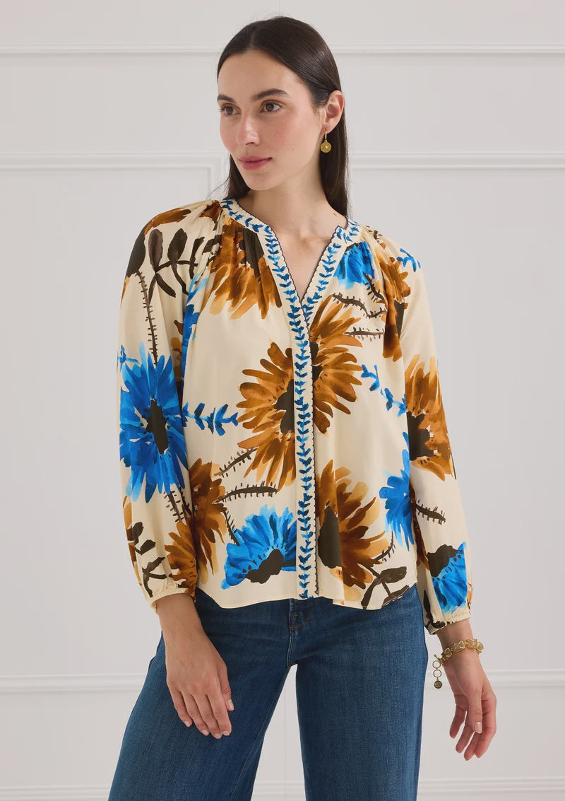 Alivia The Dori Top in Sunflower Haze