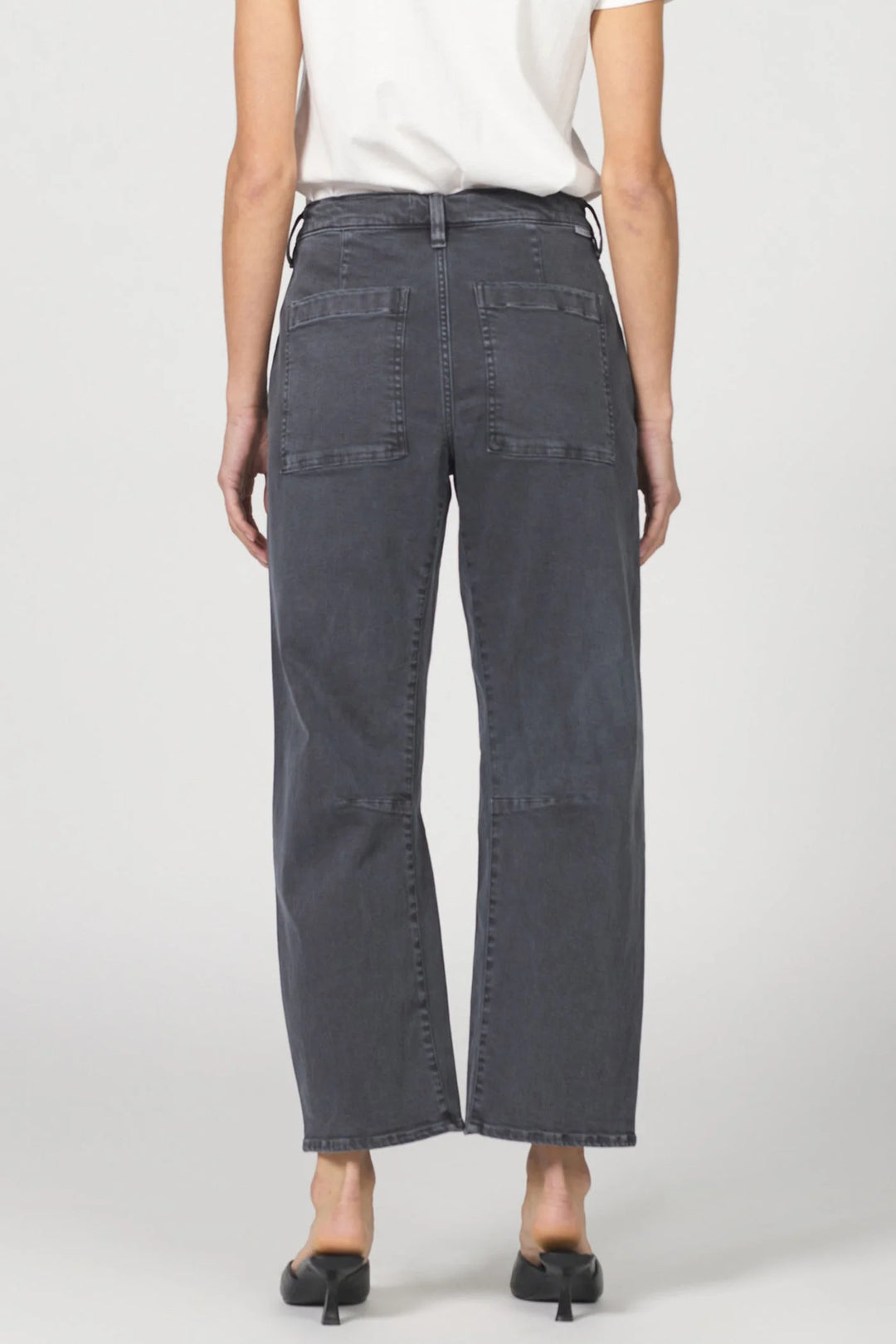 Dear John Lasso Barrel Jeans in Charcoal