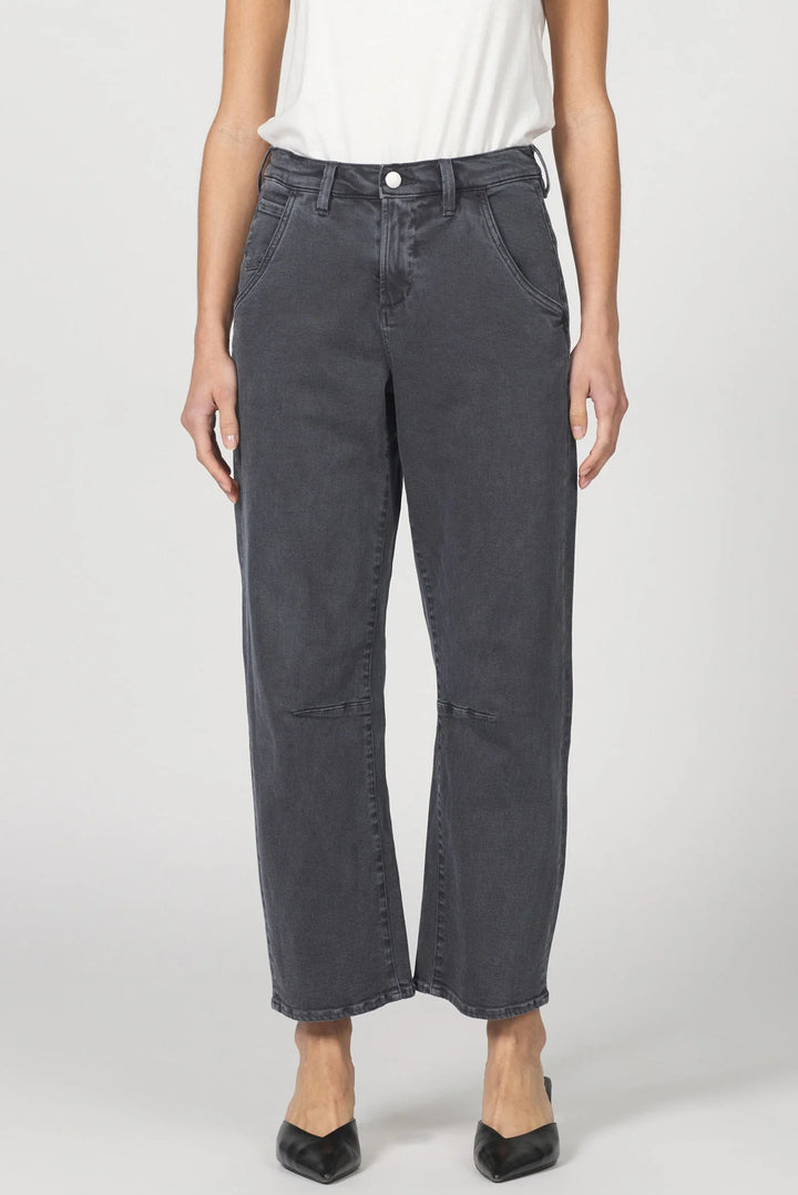 Dear John Lasso Barrel Jeans in Charcoal