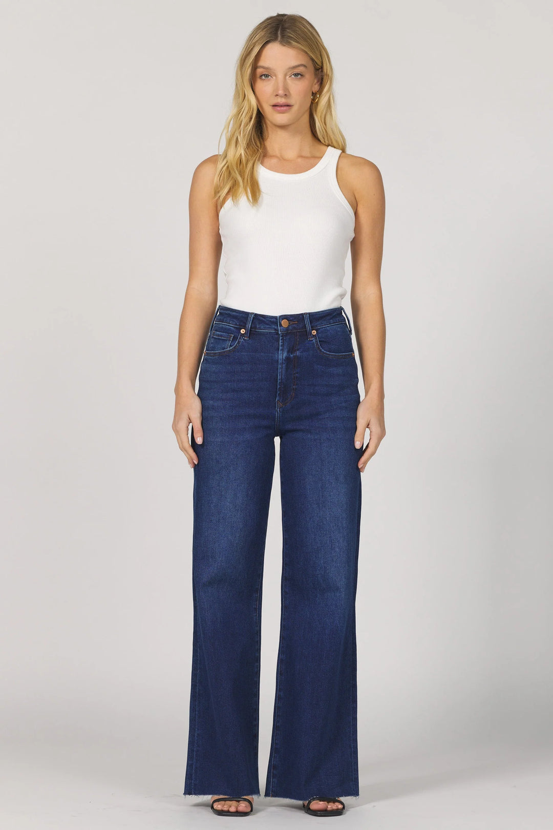Dear John Fiona Wide Leg Jean in Dark Knight