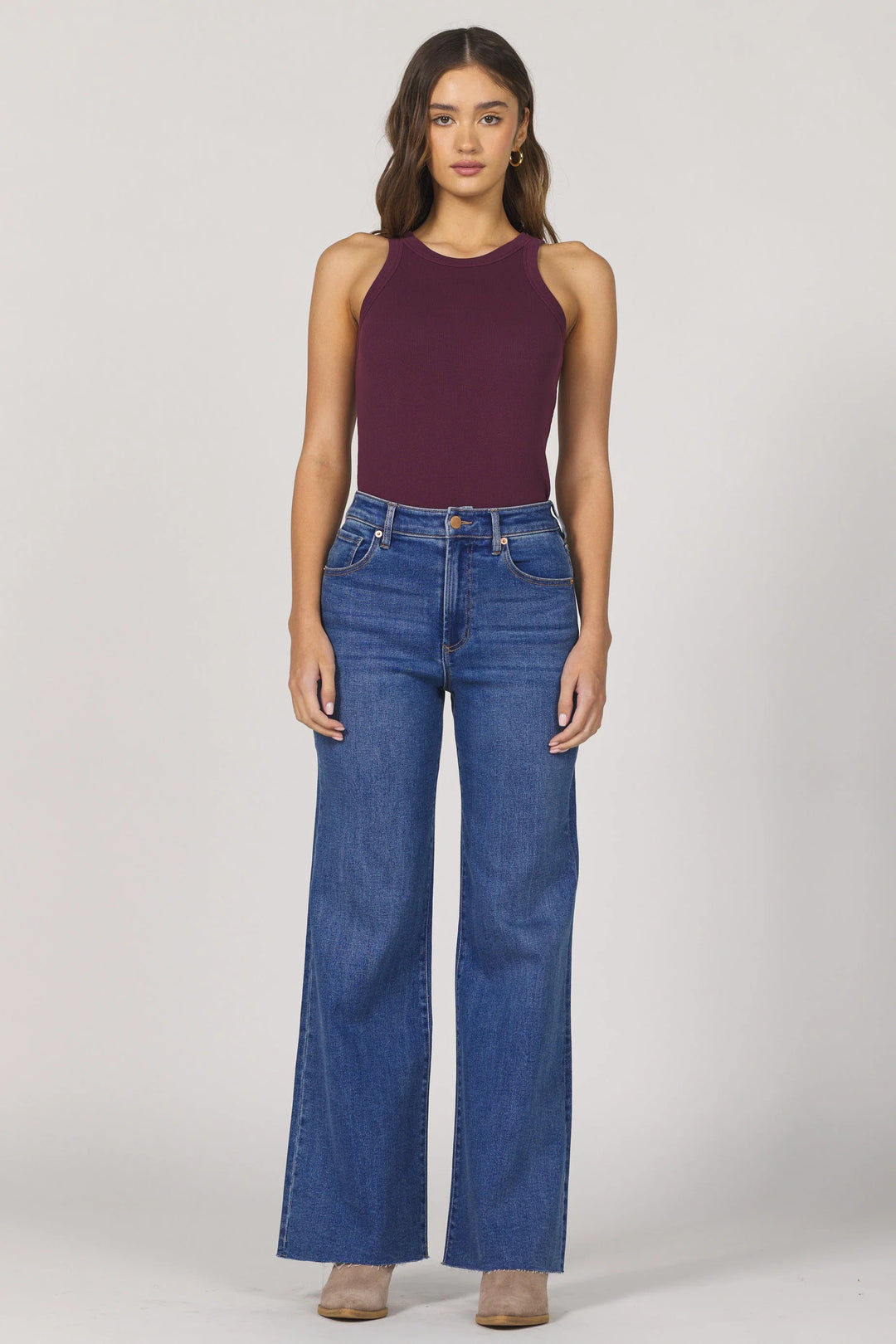 Dear John Fiona Wide Leg Jean in Midtown