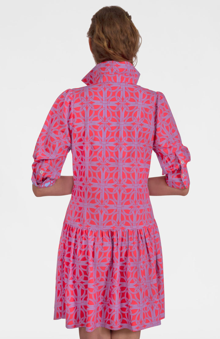 Gretchen Scott So Sweet Dress - Ring Toss in Coral
