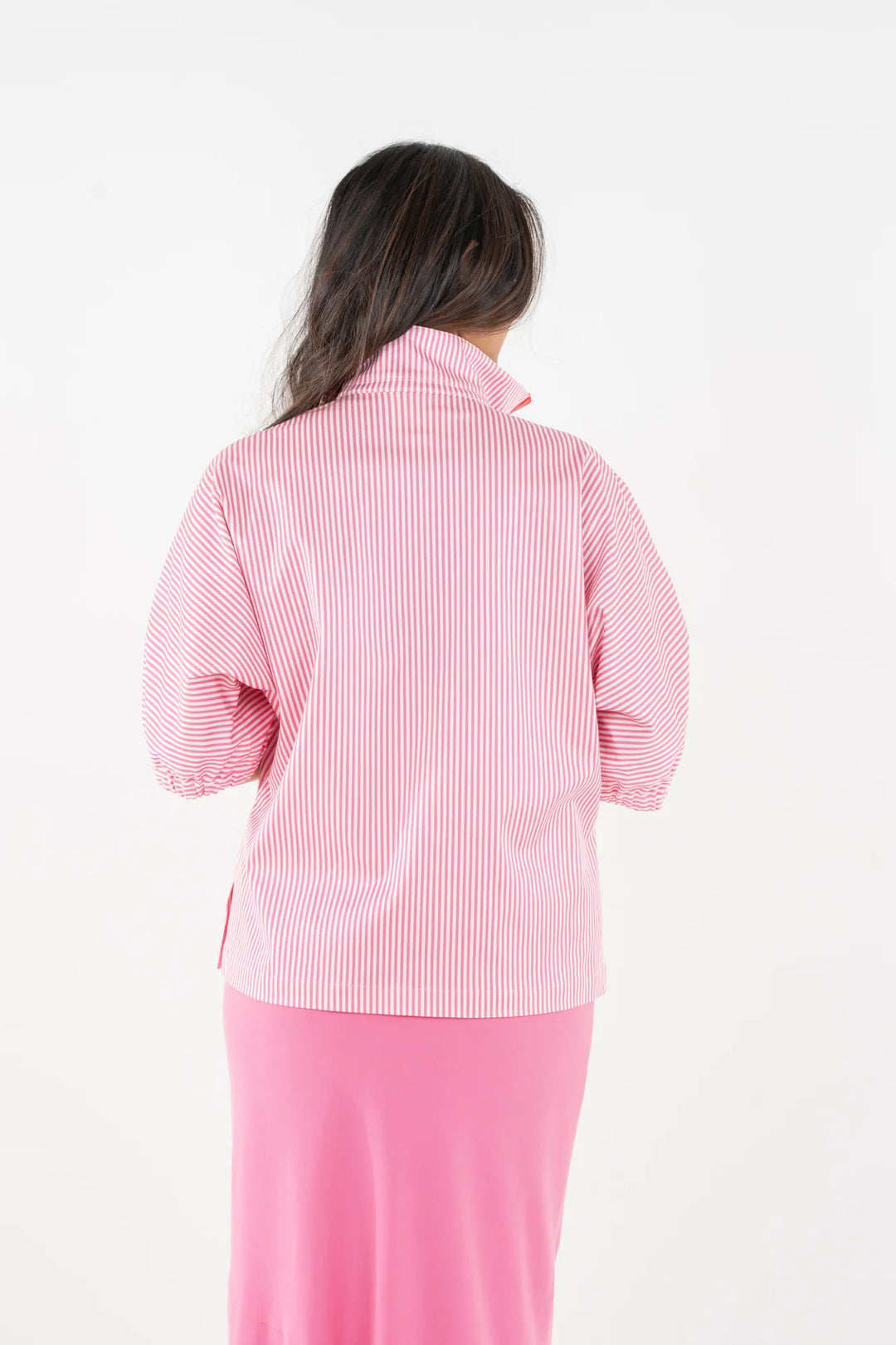 Emily Mccarthy Bonny Top in Pink Carnation