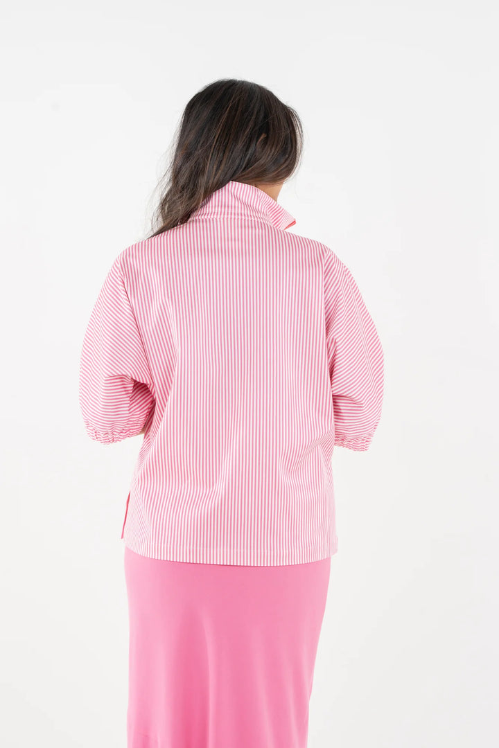 Emily Mccarthy Bonny Top in Pink Carnation