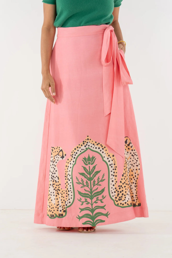 Emily Mccarthy Audrey Skirt in Cabana Cat