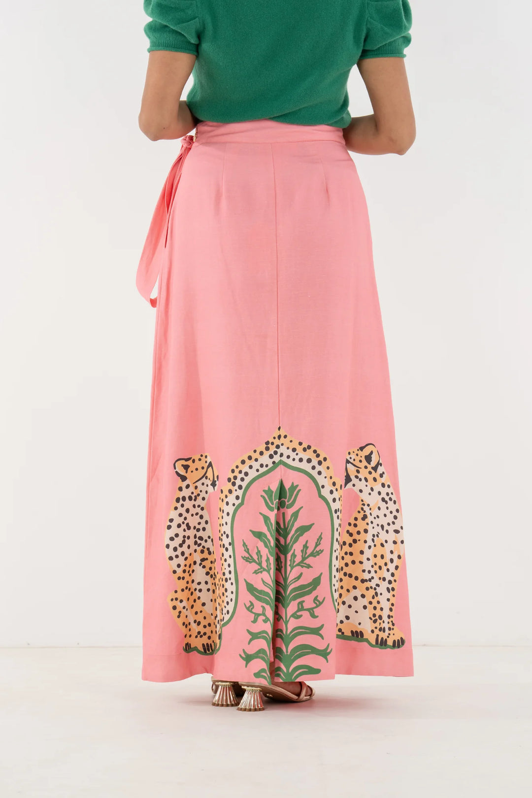 Emily Mccarthy Audrey Skirt in Cabana Cat
