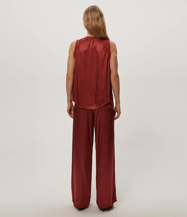 Michael Stars Cyrus Satin Pant in Muse