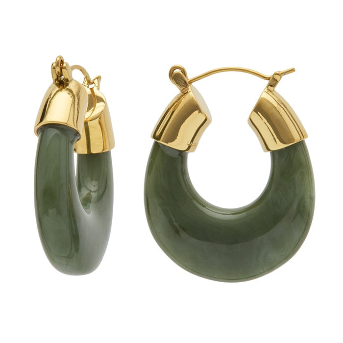 Lucas Jack Jade Resin Earrings