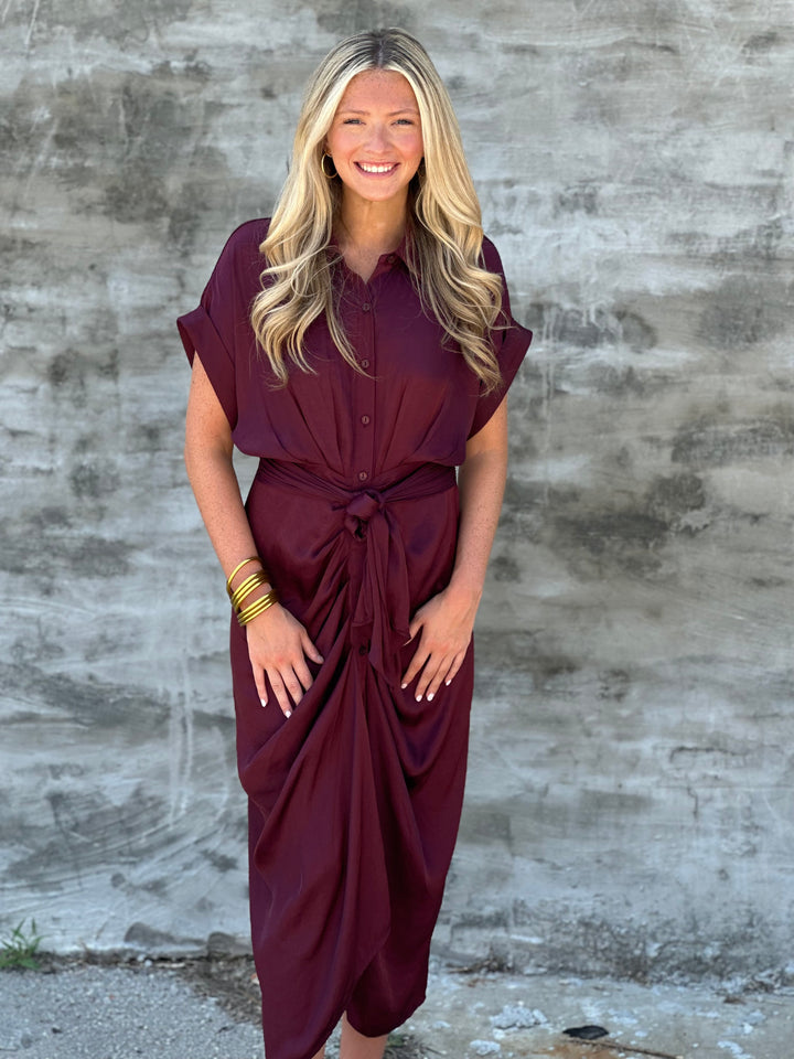 Steve Madden Tori Dress in Wine