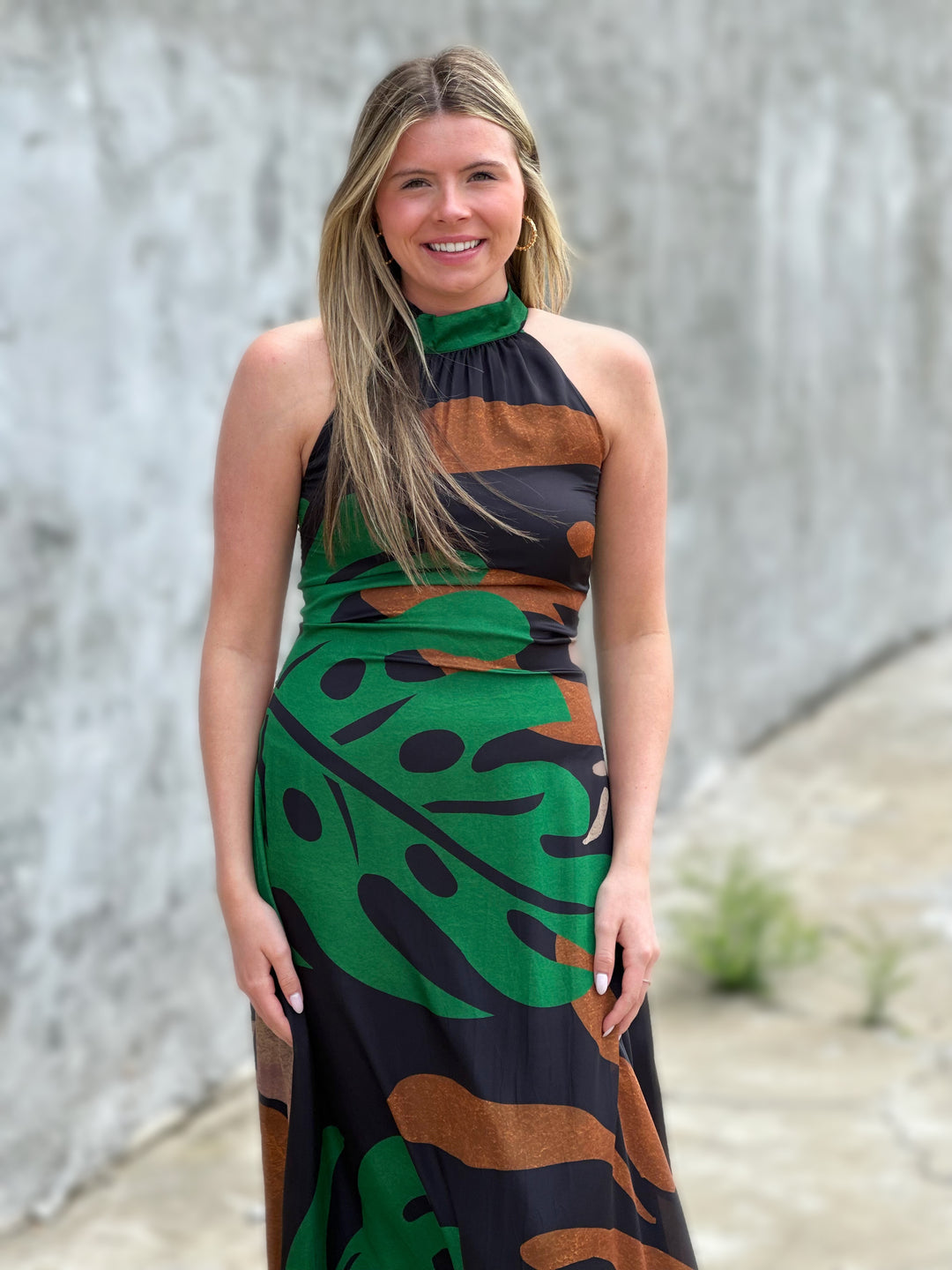 Patrice Maxi Dress in Navy