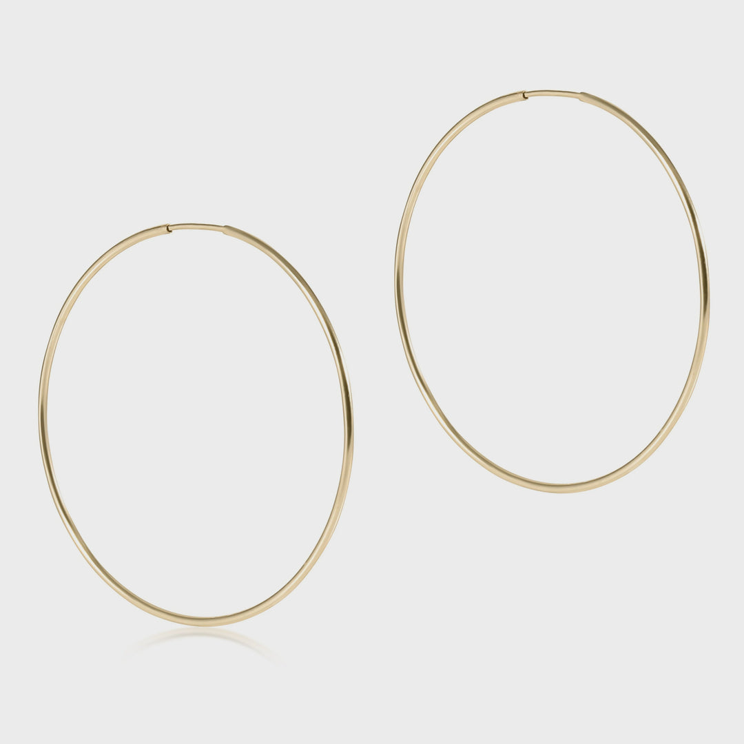 Enewton endless gold 1.75" hoop