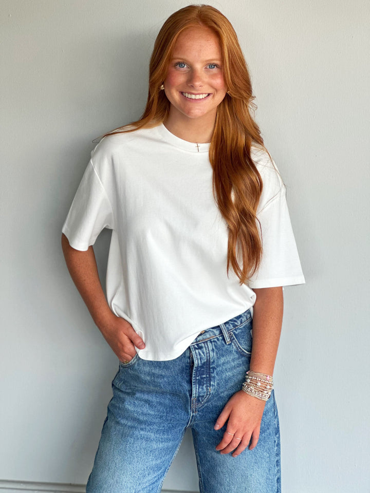 Dear John Maddox Tee in White