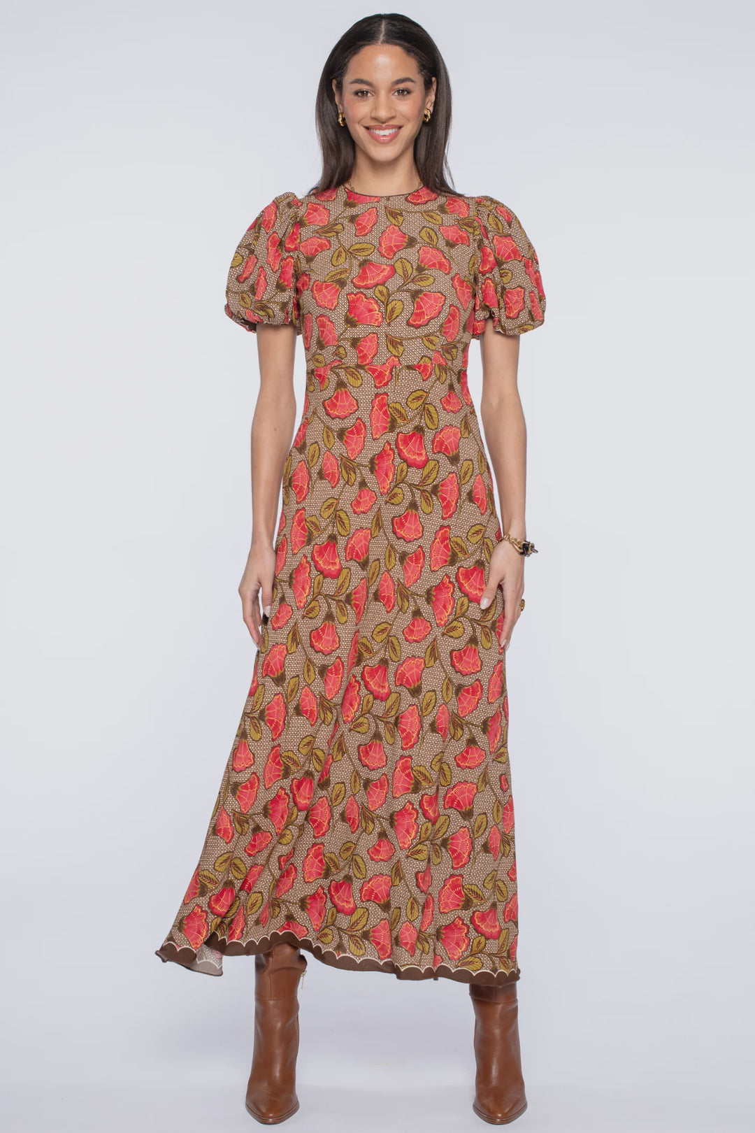 Elizabeth James The Label Deidre Dress in Fan Toss