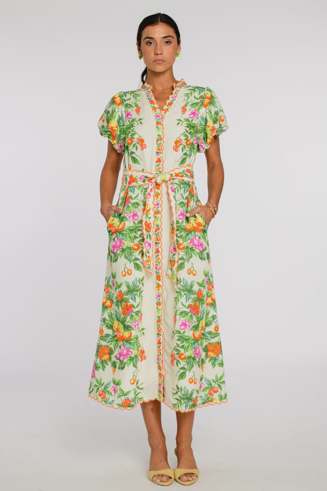 Elizabeth James The Label Carlisle Dress in Tea Time