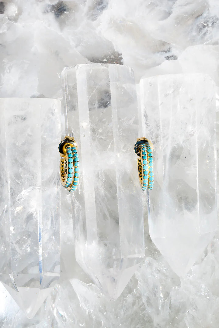 Native Gem Evil Twin Huggies in Turquoise