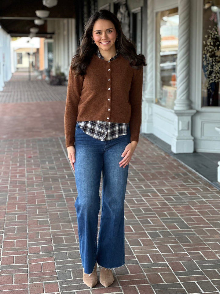 Mocha Sweater Cardigan