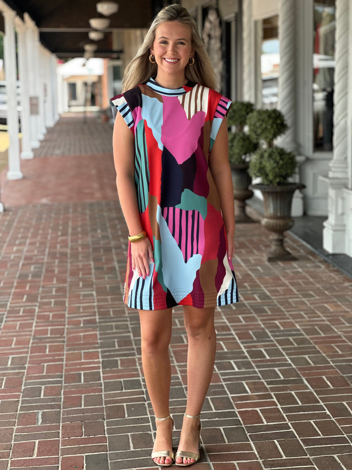Crosby Beatrix Dress in Field Study