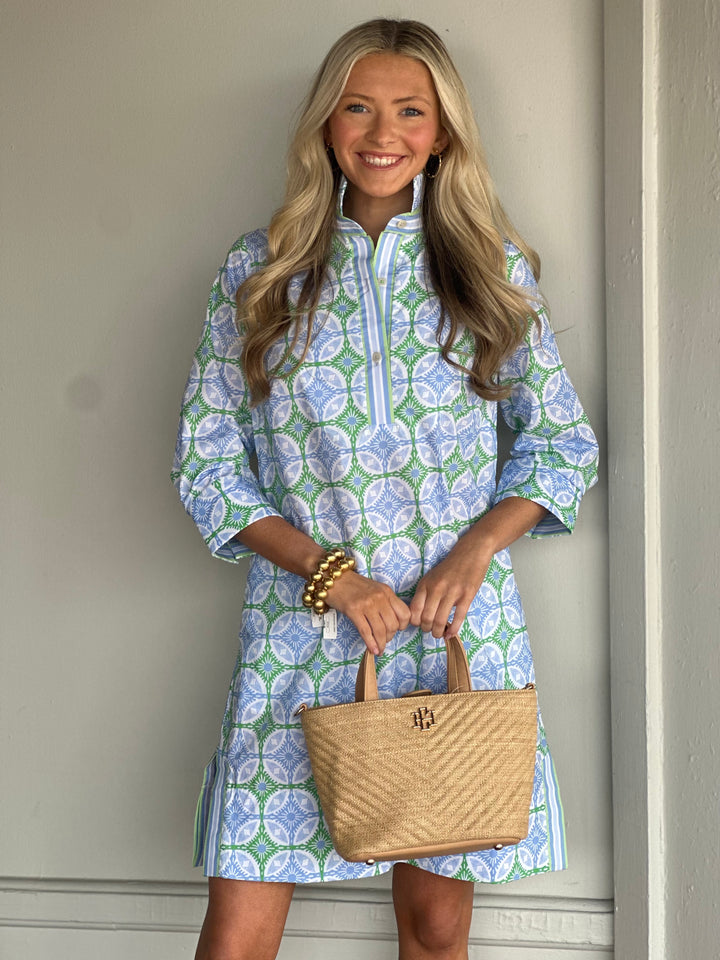 Gretchen Scott Shirt Tail 2.0 Dress in Kelly